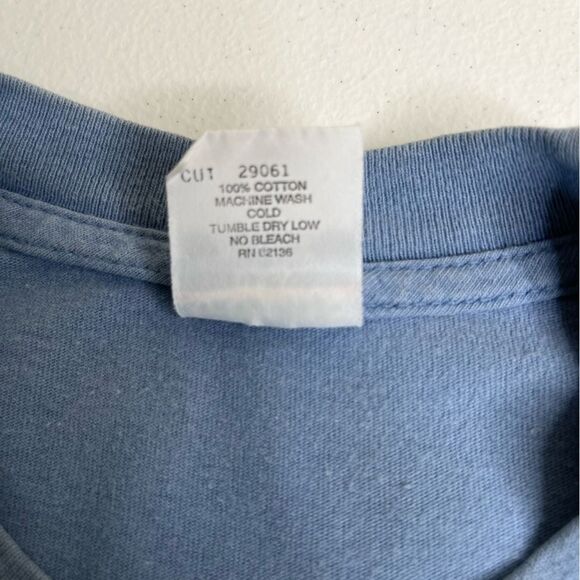 Vintage 90s Guess Jeans Teen Spirit Blue Crew T Shirt Short Sleeve Women Large - Picture 7 of 14